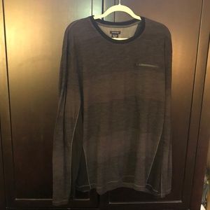 Calvin Klein Gray Stripe Long-sleeve Shirt ❤️5/$25